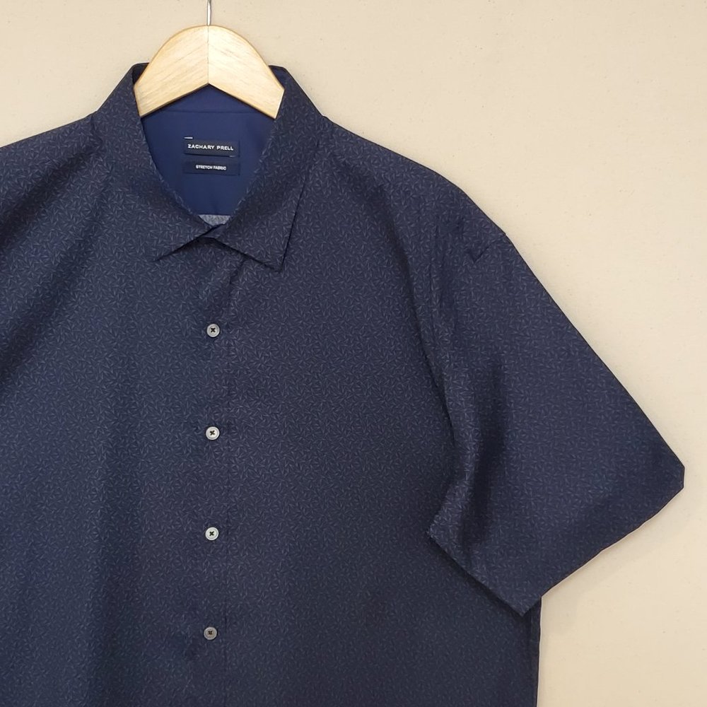 Zachary Prell S/S Stretch Dress Shirt XL